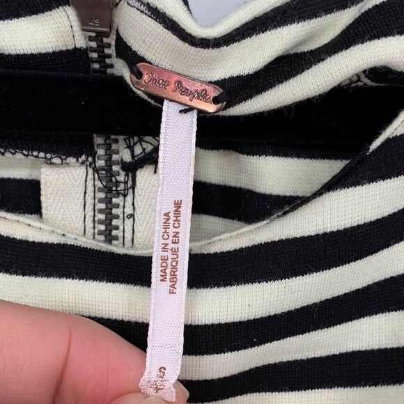 Free People Cha Cha Striped Mini Dress - Picture 4 of 6